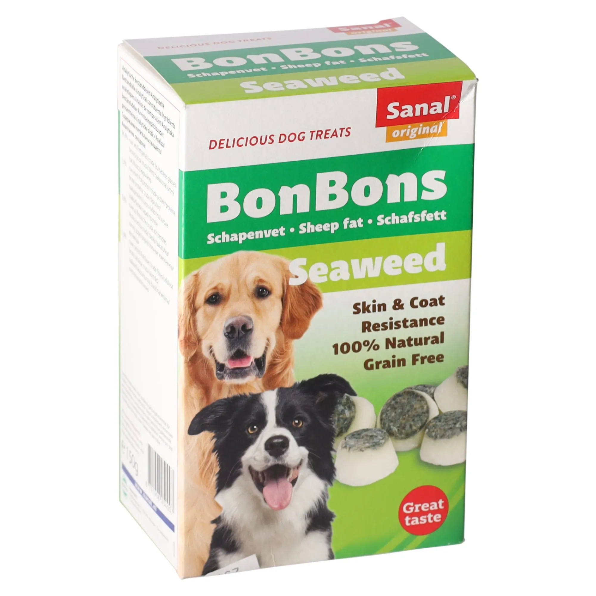 Sanal Hondensnacks>Hondensnack schapenvet bonbons zeewier