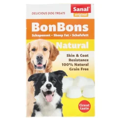 Sanal Hondensnacks>Hondensnack schapenvet BonBons naturel