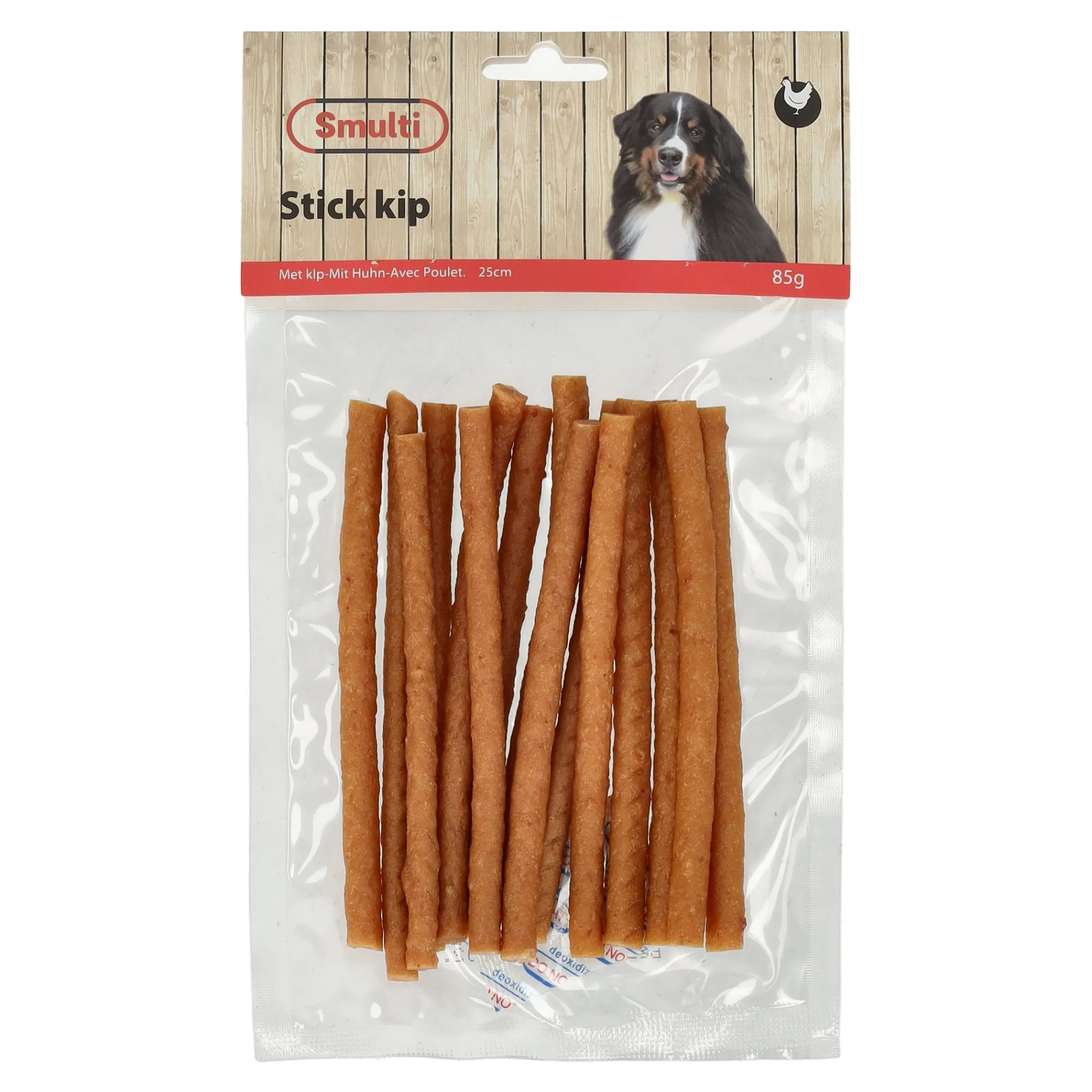 Smulti Hondensnacks>Hondensnack stick kip 85g