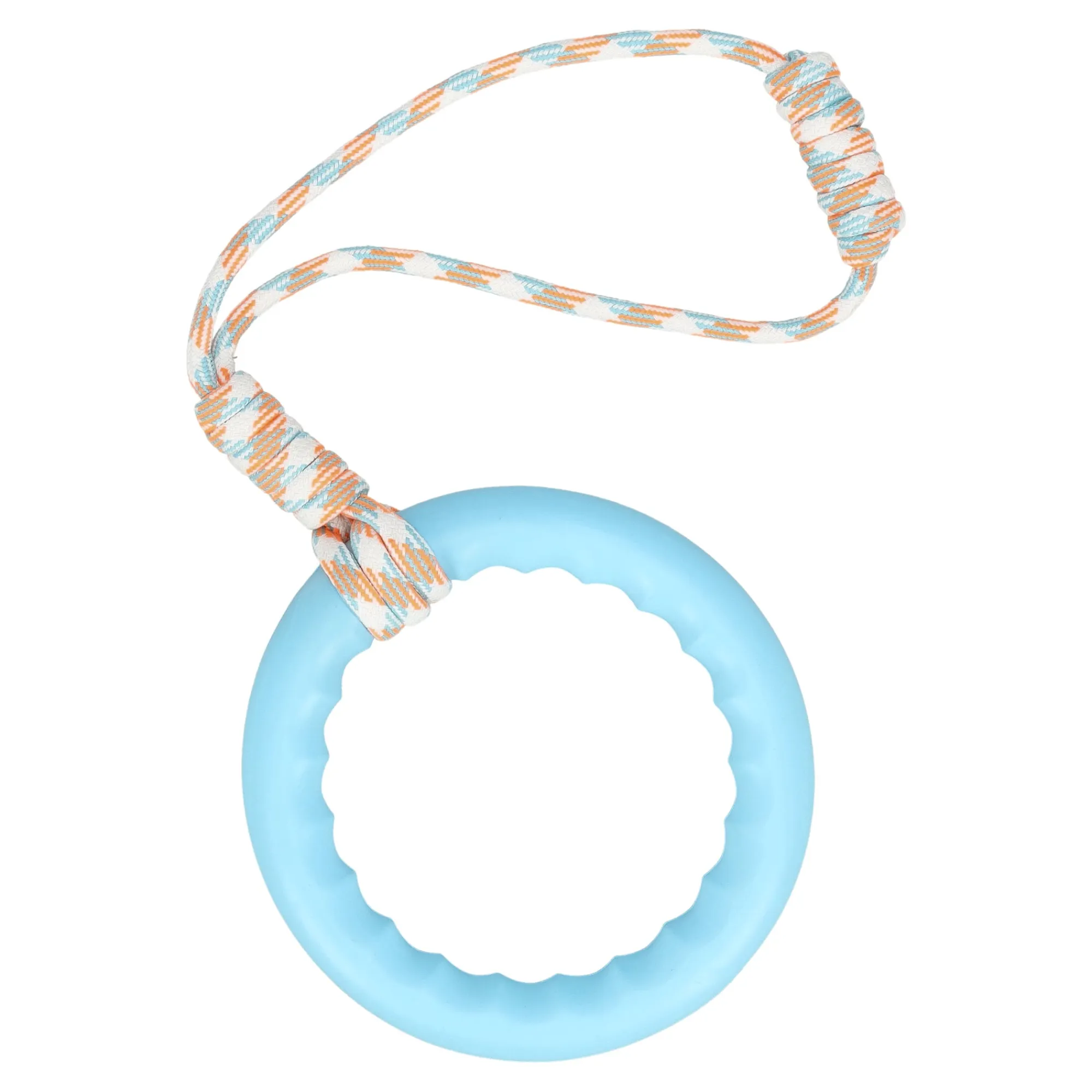 Friendly Pet Hondenspeelgoed>Hondenspeelgoed apporteerring+lus drijf 75cm Friendl...