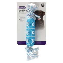 Friendly Pet Hondenspeelgoed>Hondenspeelgoed denta touw + stick 13cm