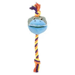 Friendly Pet Hondenspeelgoed>Hondenspeelgoed draak met touw TPR 36cm