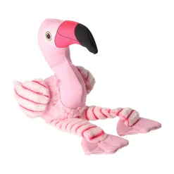 Friendly Pet Hondenspeelgoed>Hondenspeelgoed flamingo roze 16x35cm
