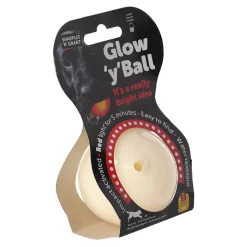 Hondenspeelgoed>Hondenspeelgoed glow Y ball 6cm
