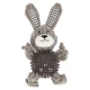 Friendly Pet Hondenspeelgoed>Hondenspeelgoed Gommy konijn + bal TPR grijs 27cm
