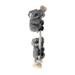 Friendly Pet Hondenspeelgoed>Hondenspeelgoed Hangta koala + touw grijs S 40cm