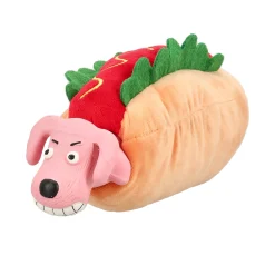 Friendly Pet Hondenspeelgoed>Hondenspeelgoed hotdog met hond 27cm