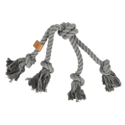 Friendly Pet Hondenspeelgoed>Hondenspeelgoed kruis 60cm grijs eco