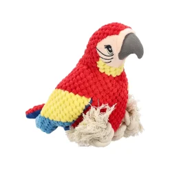 Friendly Pet Hondenspeelgoed>Hondenspeelgoed papegaai rood 33cm