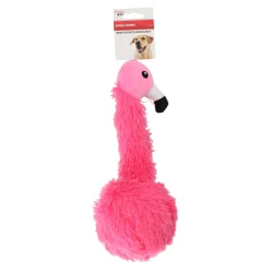 Friendly Pet Hondenspeelgoed>Hondenspeelgoed pluche flamingo 29cm