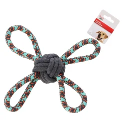 Friendly Pet Hondenspeelgoed>Hondenspeelgoed Riva touw bal groen 25cm