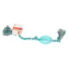 Friendly Pet Hondenspeelgoed>Hondenspeelgoed rugby + touw color