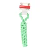 Friendly Pet Hondenspeelgoed>Hondenspeelgoed touw+hendel gr/bl 35cm