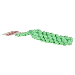 Friendly Pet Hondenspeelgoed>Hondenspeelgoed touw+hendel gr/bl 35cm