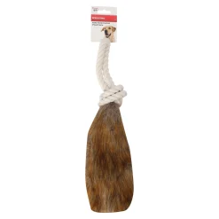 Friendly Pet Hondenspeelgoed>Hondenspeelgoed touw+pluche staart 55cm