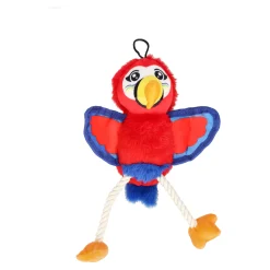 Friendly Pet Hondenspeelgoed>Hondenspeelgoed vogel+touw 26cm