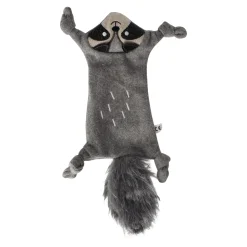 Friendly Pet Hondenspeelgoed>Hondenspeelgoed Wolla wasbeer grijs 22,5x40x3,5cm