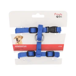Friendly Pet Hondentuig>Hondentuig H 10mm 25-35cm blauw FP
