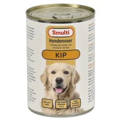Smulti Hondenvoer>Hondenvoer Blik 410 gram Kip