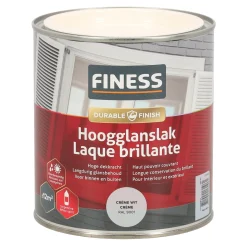 Finess Lakken>Hoogglans crème wit 750ml 14204