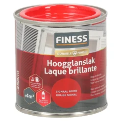 Finess Lakken>Hoogglans signaal rood 1431 250ml