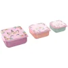 Lunch Buddies Opbergen|Koken & Tafelen>3-in-1 doosje unicorn flower