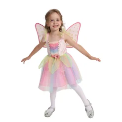 Van Cranenbroek Kinderkostuums>Jurk Fee roze 92