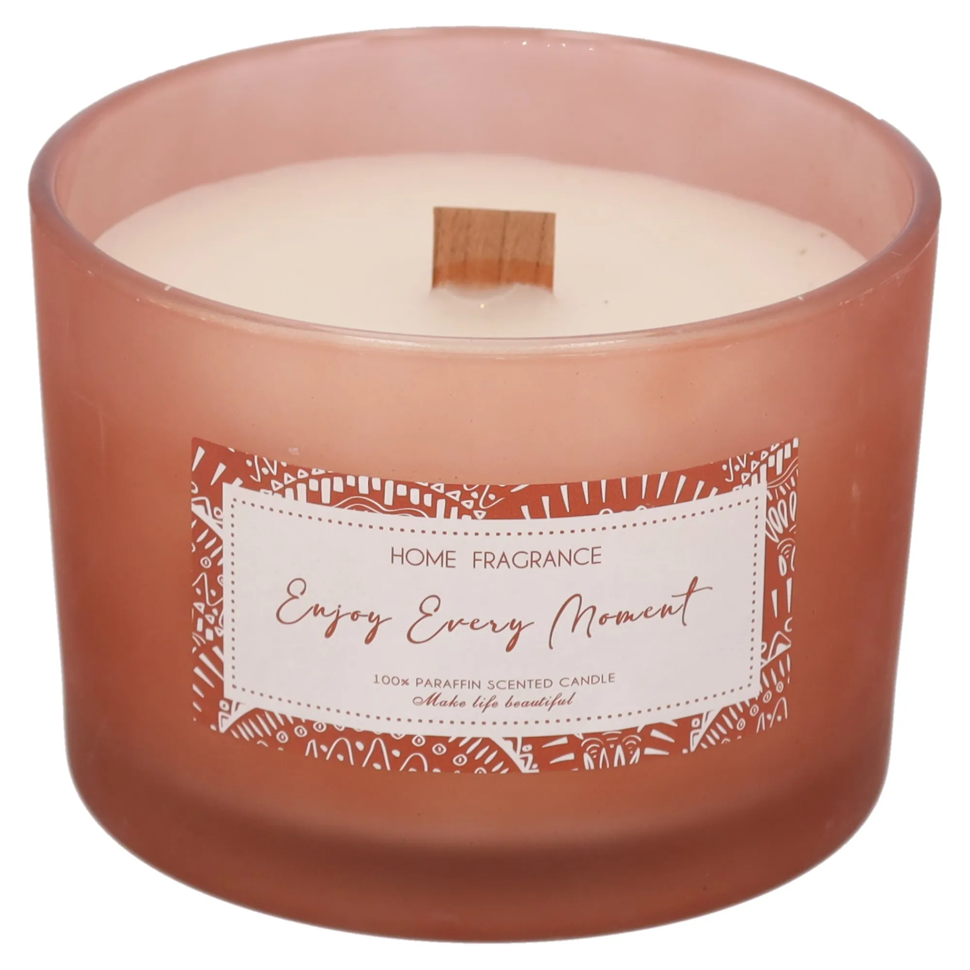 Natural Collections Kaarsen>Kaars glas flower 13 x 8 cm