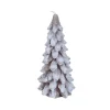 Decoris Kerstdecoratie>Kaars kerstboom licht bruin 20 cm