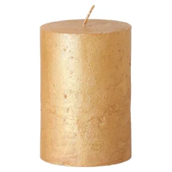 O'malley Kaarsen>Kaars metallic 70x75mm goud