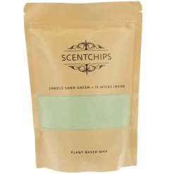 Scentchips Kaarsen>Kaarsenzand groen 250 gram