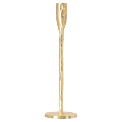 O'malley Kaarsen>Kaarshouder diner metaal goud 30 cm