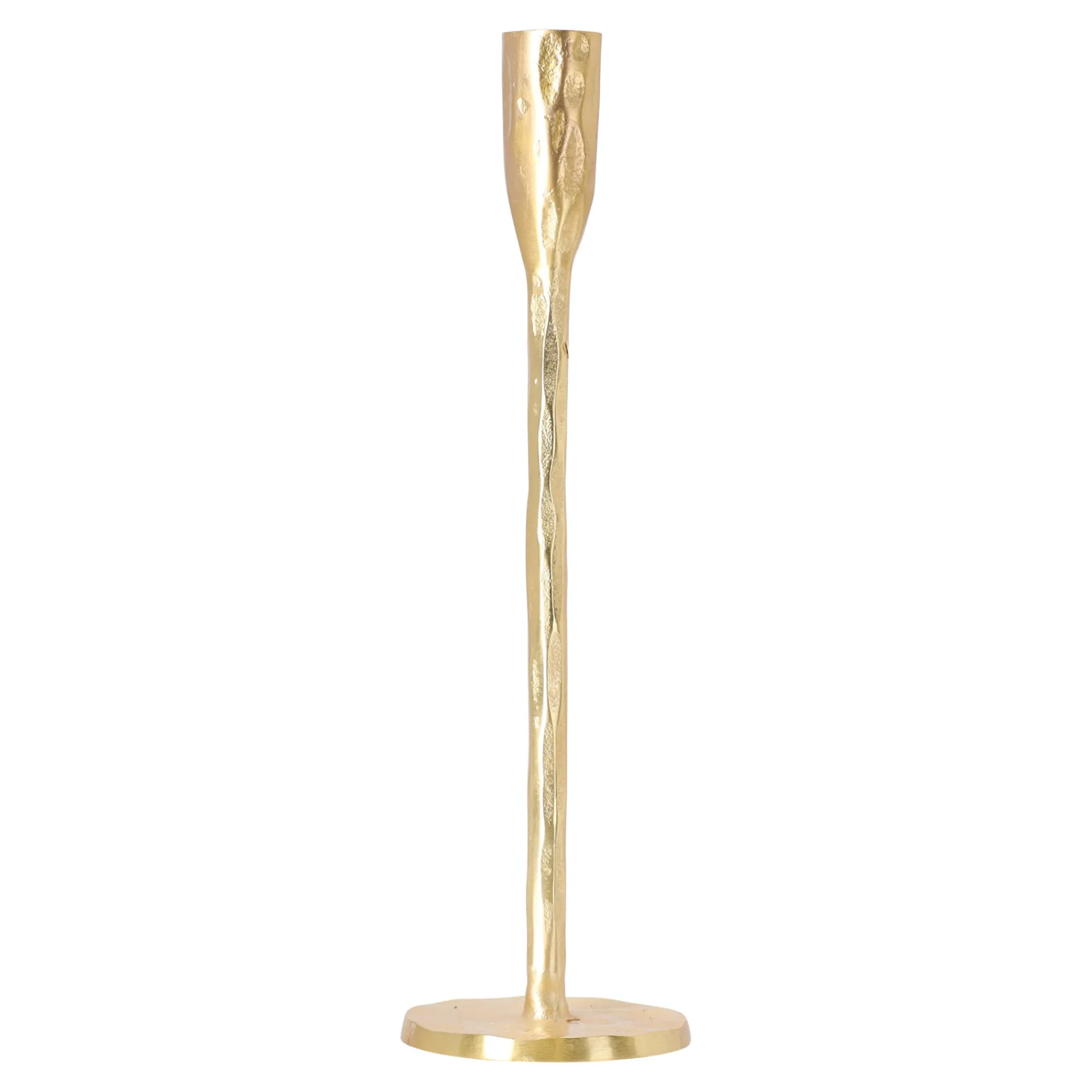 O'malley Kaarsen>Kaarshouder diner metaal goud 30 cm