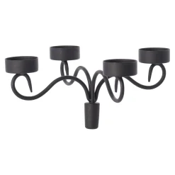 Natural Collections Kaarsen>Kaarshouder gietijzer 18 x 8 x 9 cm