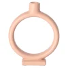 Natural Collections Kaarsen>Kaarshouder keramiek 19 cm roze