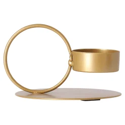 Van Cranenbroek Kaarsen>Kaarshouder theelicht 9 cm goud