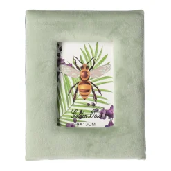 Woondecoratie>Kader fluweel groen 20 x 16 cm