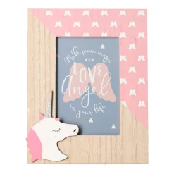 Van Cranenbroek Woondecoratie>Kader hout eenhoorn 17 x 22 cm
