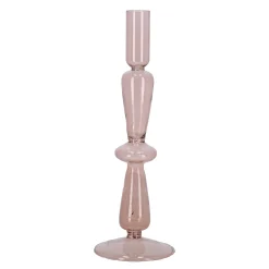 Woondecoratie>Kandelaar bruin 25 x 9 cm