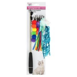 Friendly Pet Kattenspeeltjes>Kattanspeeltje hengel telescopisch met accessoires
