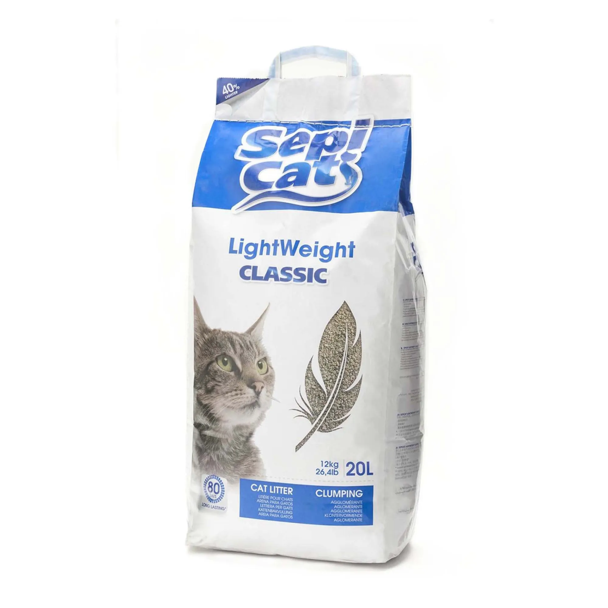 Sepicat Kattenbakvulling>Kattenbakvulling light klump 20 L