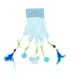 Friendly Pet Kattenspeeltjes>Kattenspeeltje handschoen Marion blauw FP