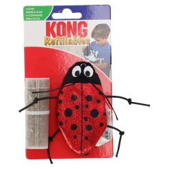 Kong Kattenspeeltjes>Kattenspeeltje lieveheersbeestje met catnip