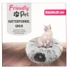 Friendly Pet Kattenspeeltjes>Kattentunnel grijs