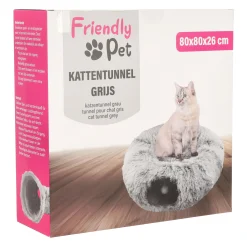 Friendly Pet Kattenspeeltjes>Kattentunnel grijs