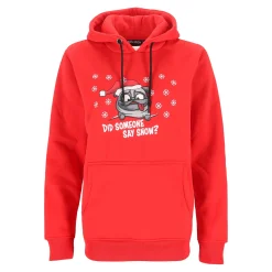 Kerstkleding>Kerst hoodie pug S