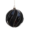 Kerstballen>Kerstbal 8 cm donkerblauw