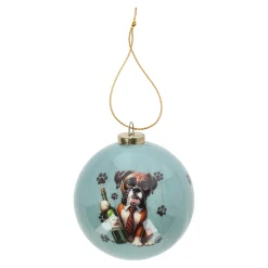 Kerstballen>Kerstbal boxer 6 cm