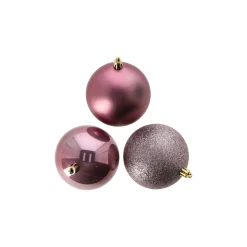 O'malley Kerstballen>Kerstbal 4cm mix 24st vintage pink