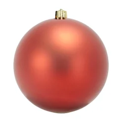 Kerstballen>Kerstbal 30cm rood